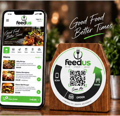 FeedUs QR ordering platform